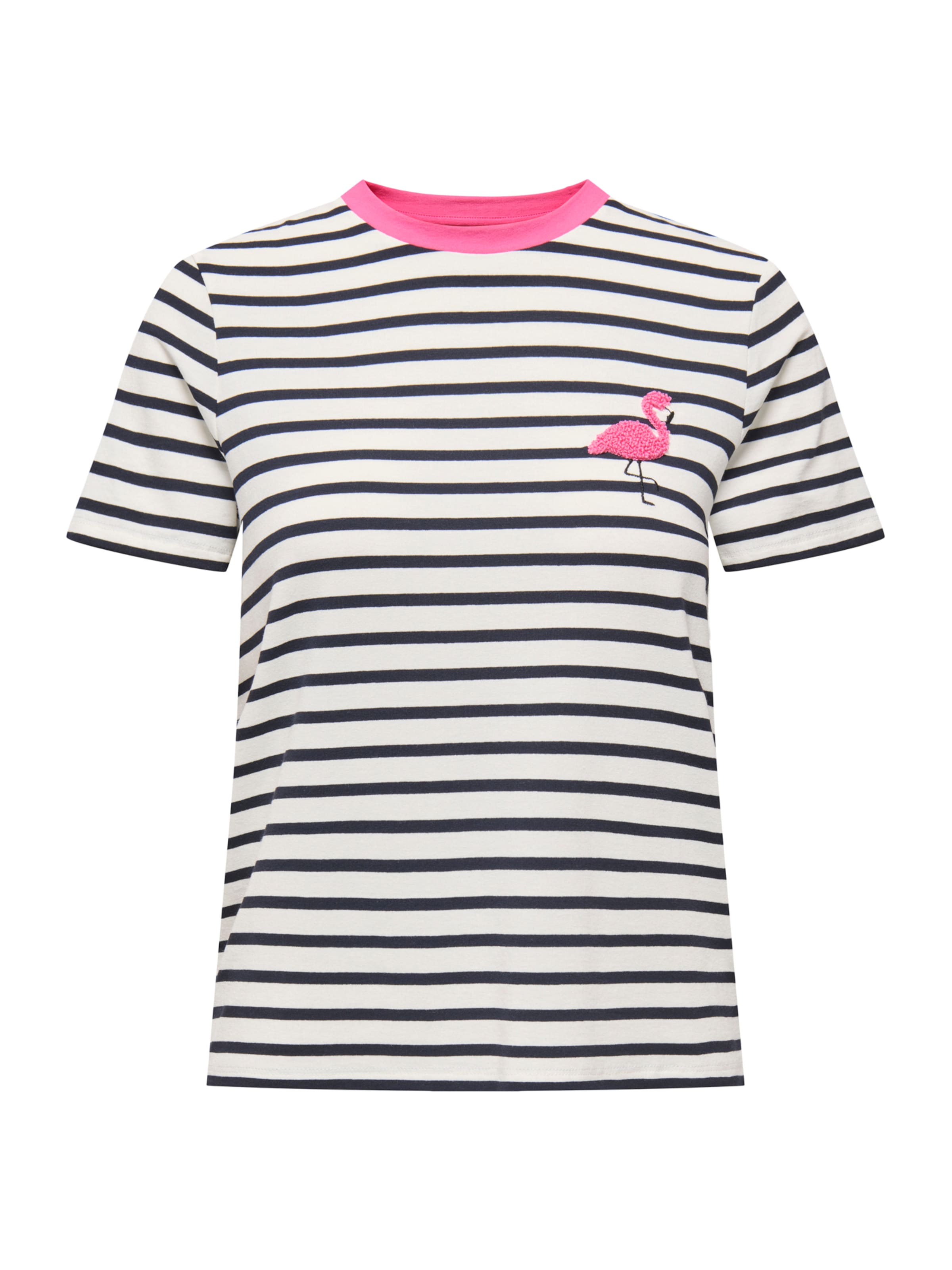 ONLY Тениска 'ONLHEART' в бяло: отпред