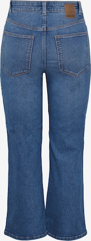 PIECES Flared Jeans 'Peggy' in Blauw