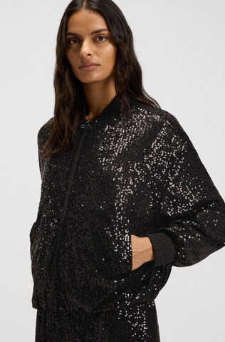 BOSS Orange Jacke in Schwarz: Vorderseite