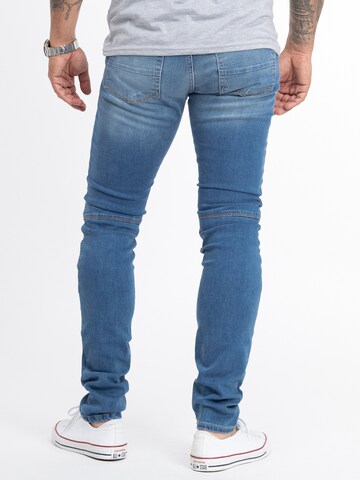 Rock Creek Slimfit Jeans in Blau