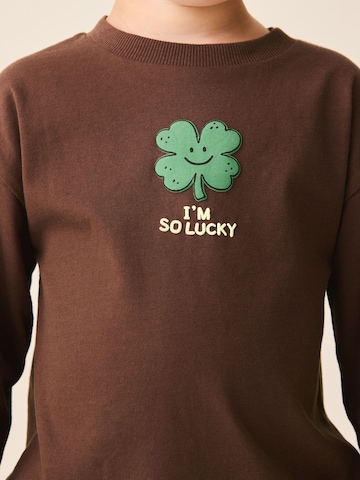 T-Shirt Next en marron