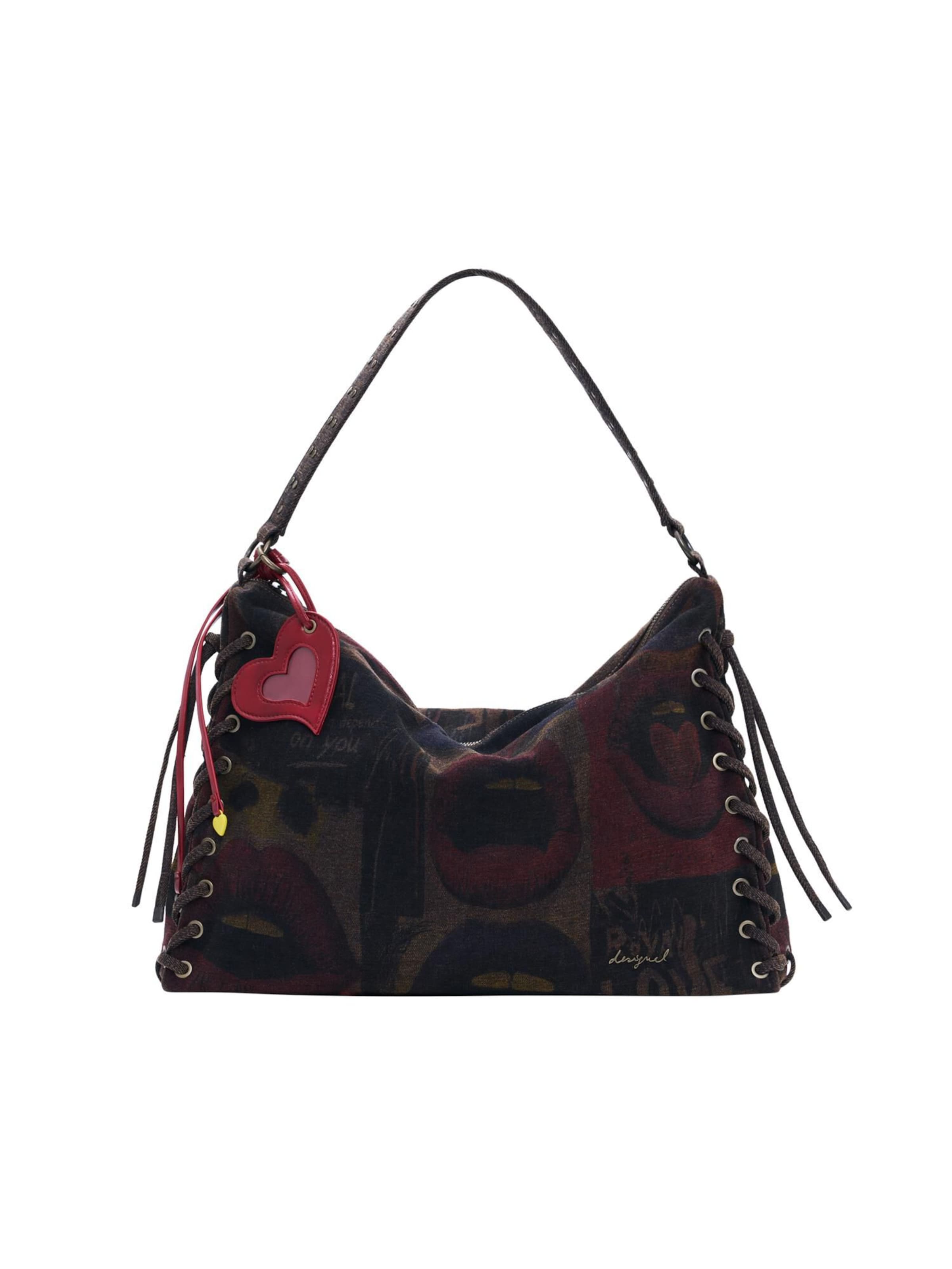 Desigual Schultertasche in Braun: Vorderseite