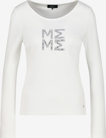 T-shirt monari en blanc : devant