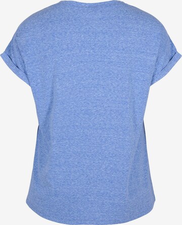 Zizzi Shirt 'Vava' in Blue