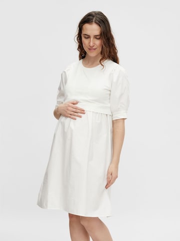 MAMALICIOUS Dress 'Carolina' in White: front