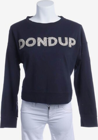 Dondup Sweatshirt & Zip-Up Hoodie in L in Blue: front