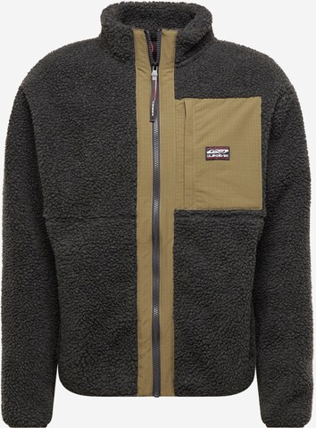 QUIKSILVER Athletic fleece jacket in Grey: front