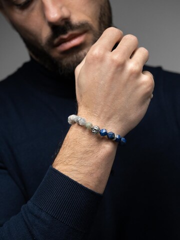 GT Collection Armband 'Wild Cat' in Blauw: voorkant