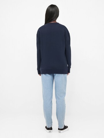 NIKIN Sweatshirt 'TreeSweater Mountain Panorama' in Blue