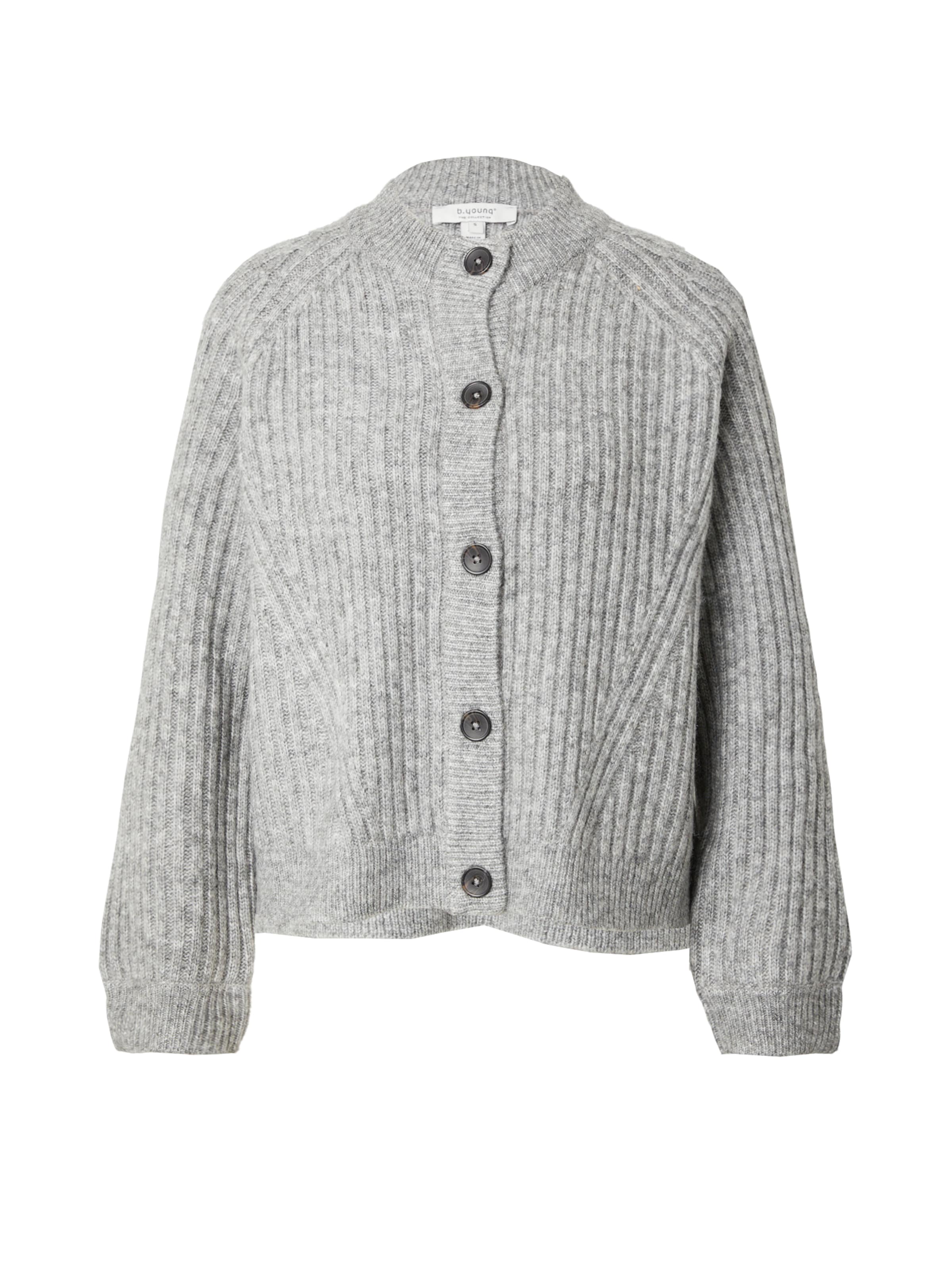 b.young Cardigan 'Nello' i grå: forside