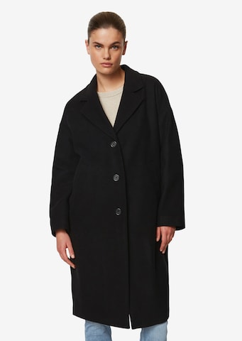 Marc O'Polo Between-Seasons Coat in Black: front