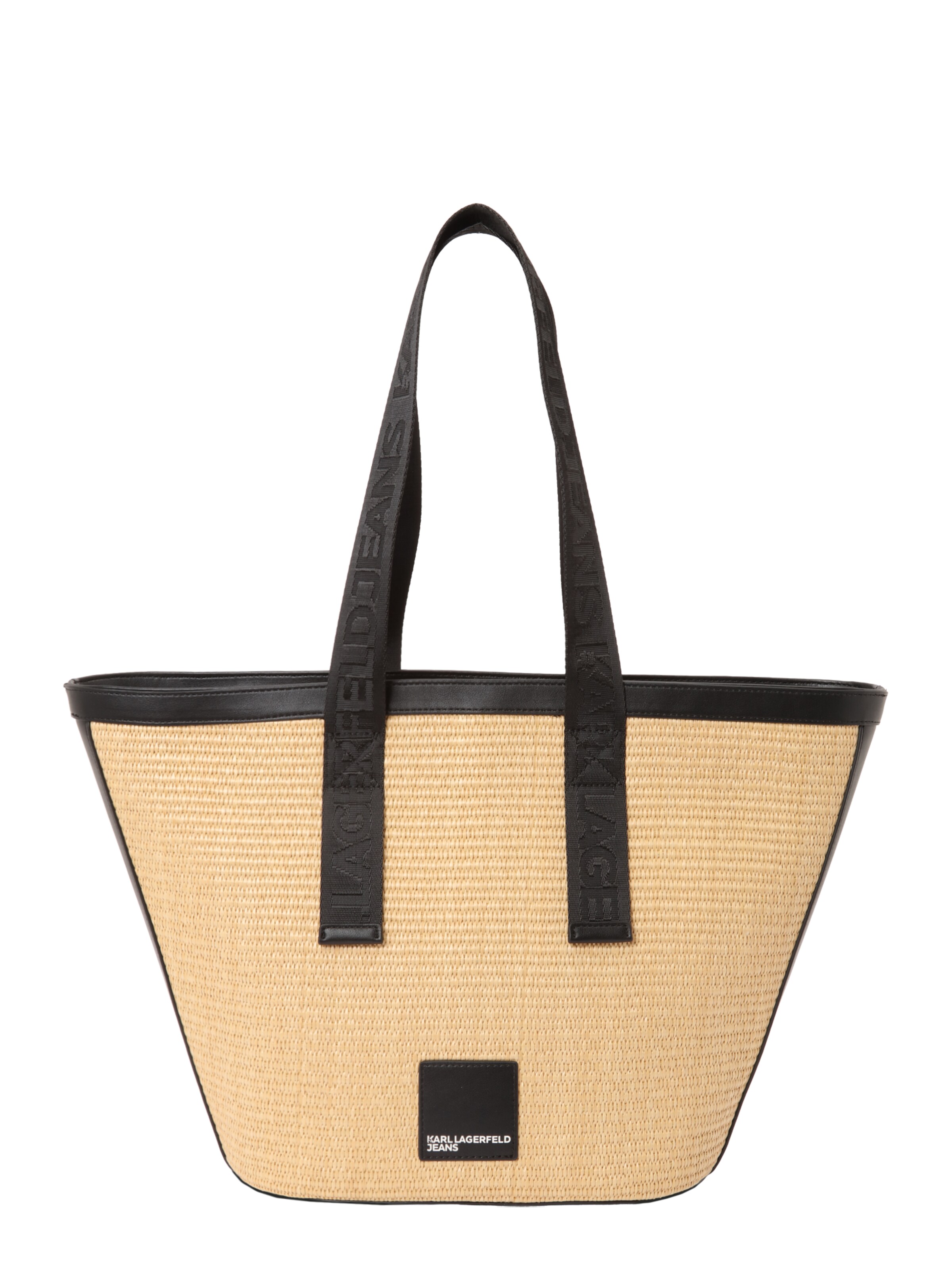 KARL LAGERFELD JEANS Μεγάλη τσάντα σε μπεζ: μπροστά