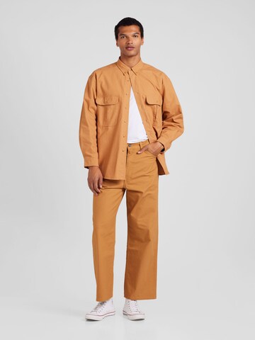 Levi's Skateboarding Comfort Fit Hemd 'SKATE' in Braun