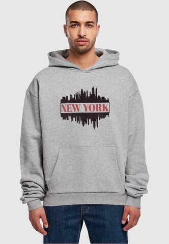 Sweat-shirt 'New York' Merchcode en gris : devant