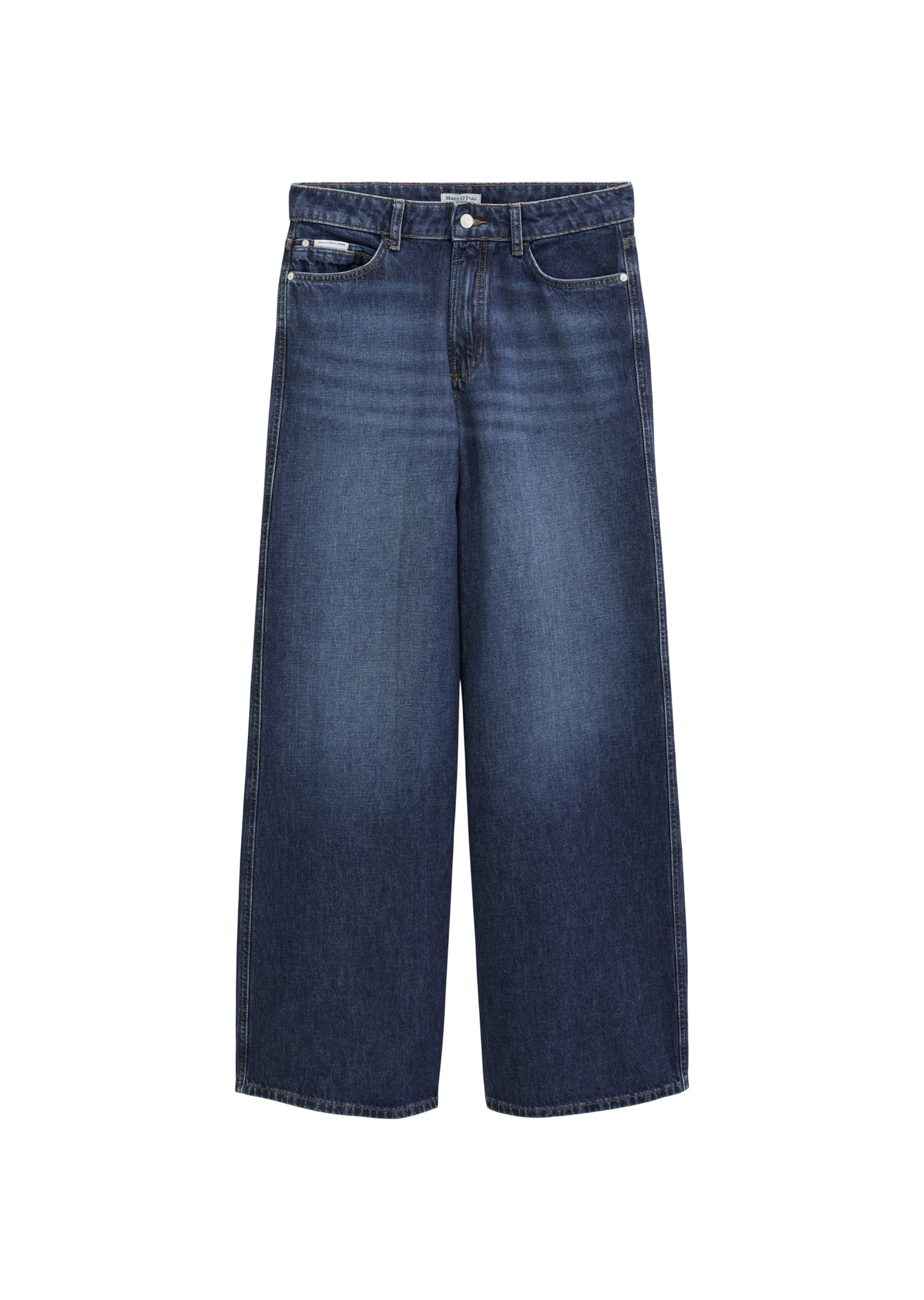 Marc O'Polo DENIM Wide leg Jeans 'Anjo' in Blauw: voorkant