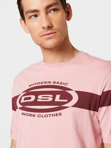 DIESEL T-Shirt 'JUST' in Pink