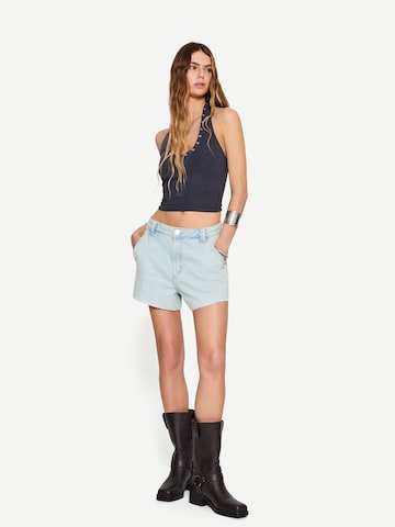 Bershka Loose fit Jeans in Blue