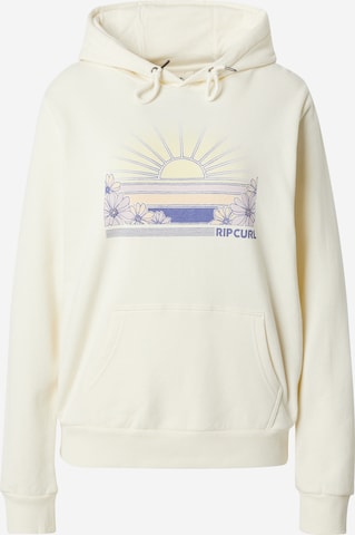RIP CURL Sports sweatshirt 'SUNRISE SESSION' in White: front