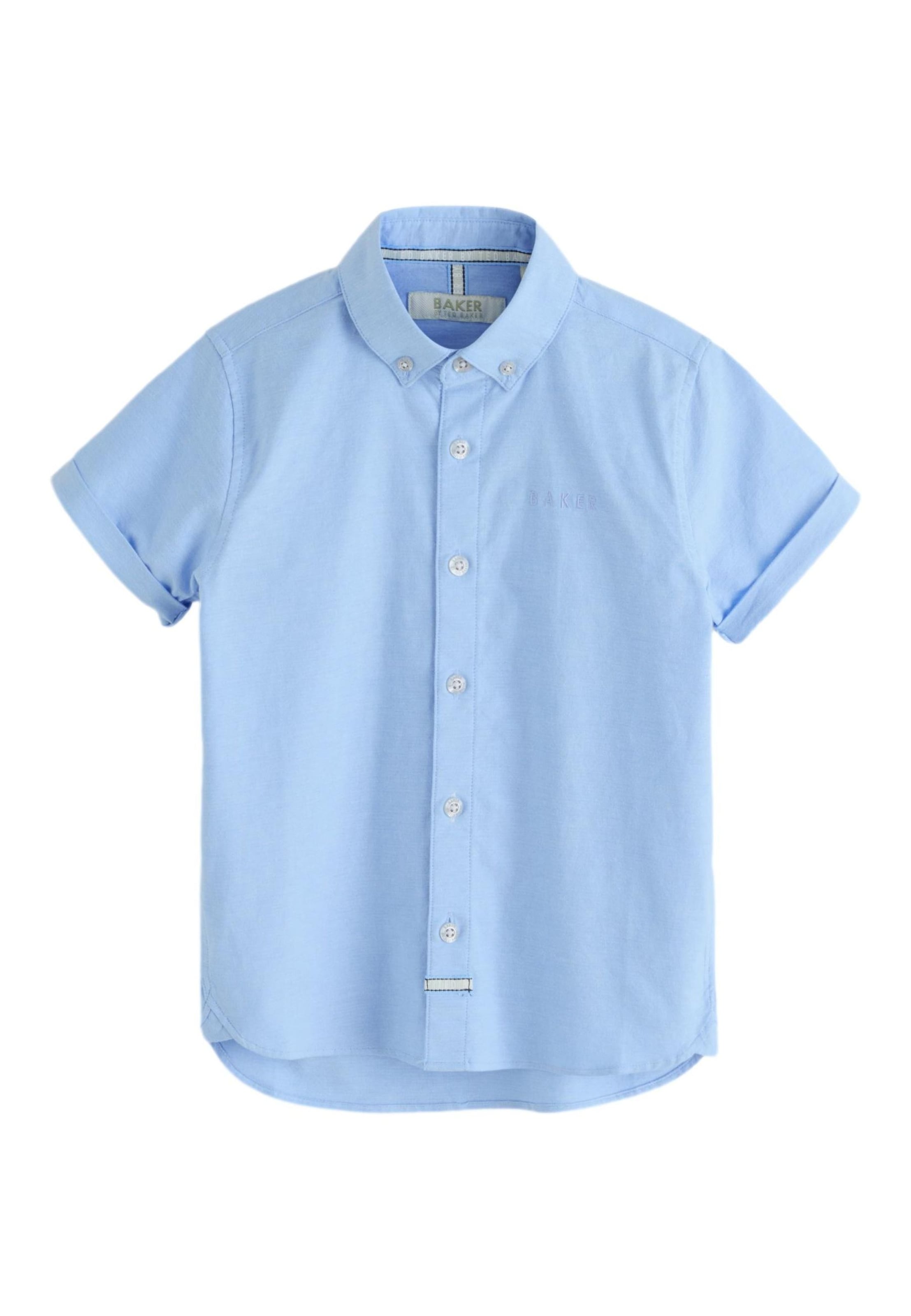 Baker by Ted Baker Regular fit Button up shirt in Blue: front