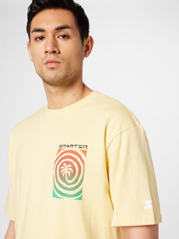 Starter Black Label Shirt 'Palm' in Geel