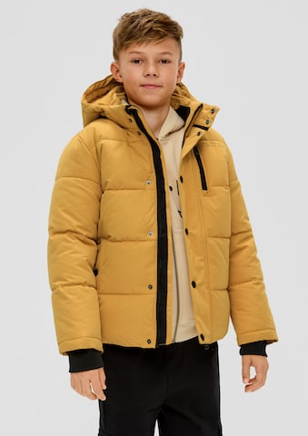 s.Oliver Winter Jacket in Yellow: front