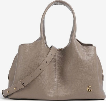 Borsa a mano 'Nell' di Coccinelle in grigio: frontale