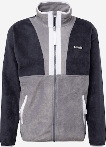 COLUMBIA Athletic fleece jacket 'Back Bowl' in Grey: front