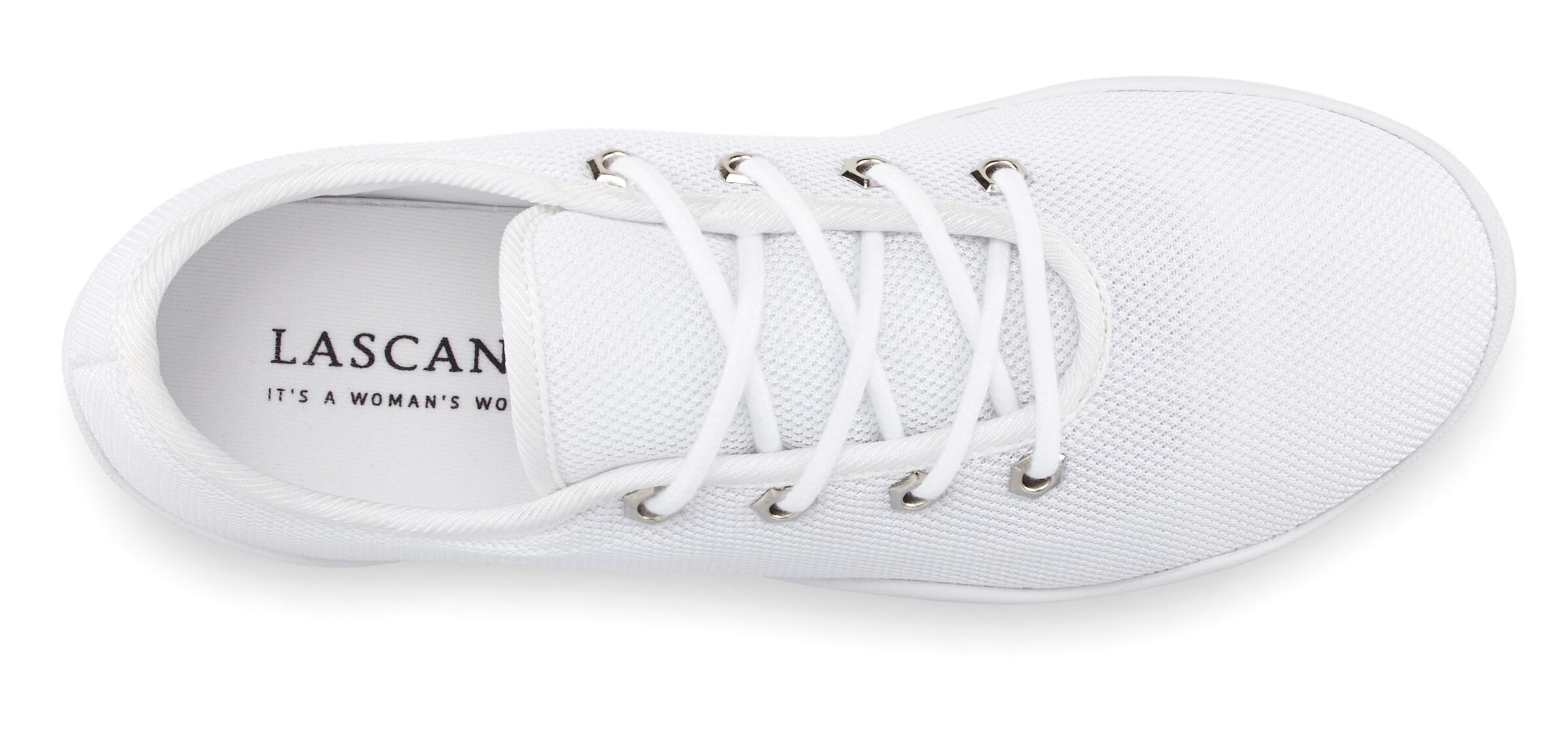LASCANA Platform trainers in White: front