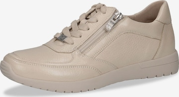 Baskets basses CAPRICE en beige : devant