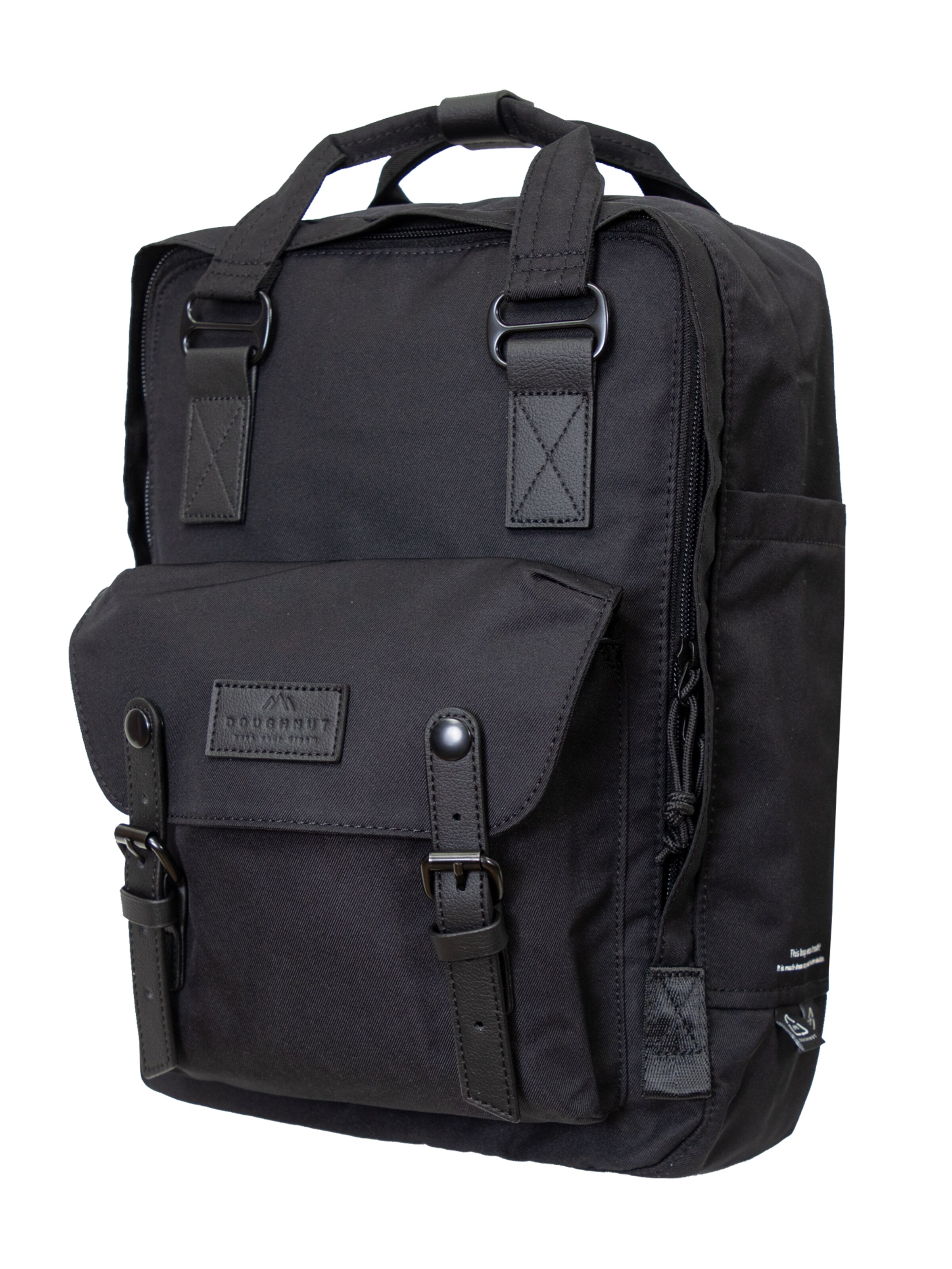 Doughnut Backpack 'Macaroon Reborn' in Black