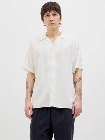 JACK & JONES Comfort fit Overhemd in Wit: voorkant