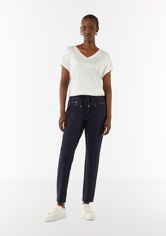 COMMA Slimfit Hose in Blau: Vorderseite