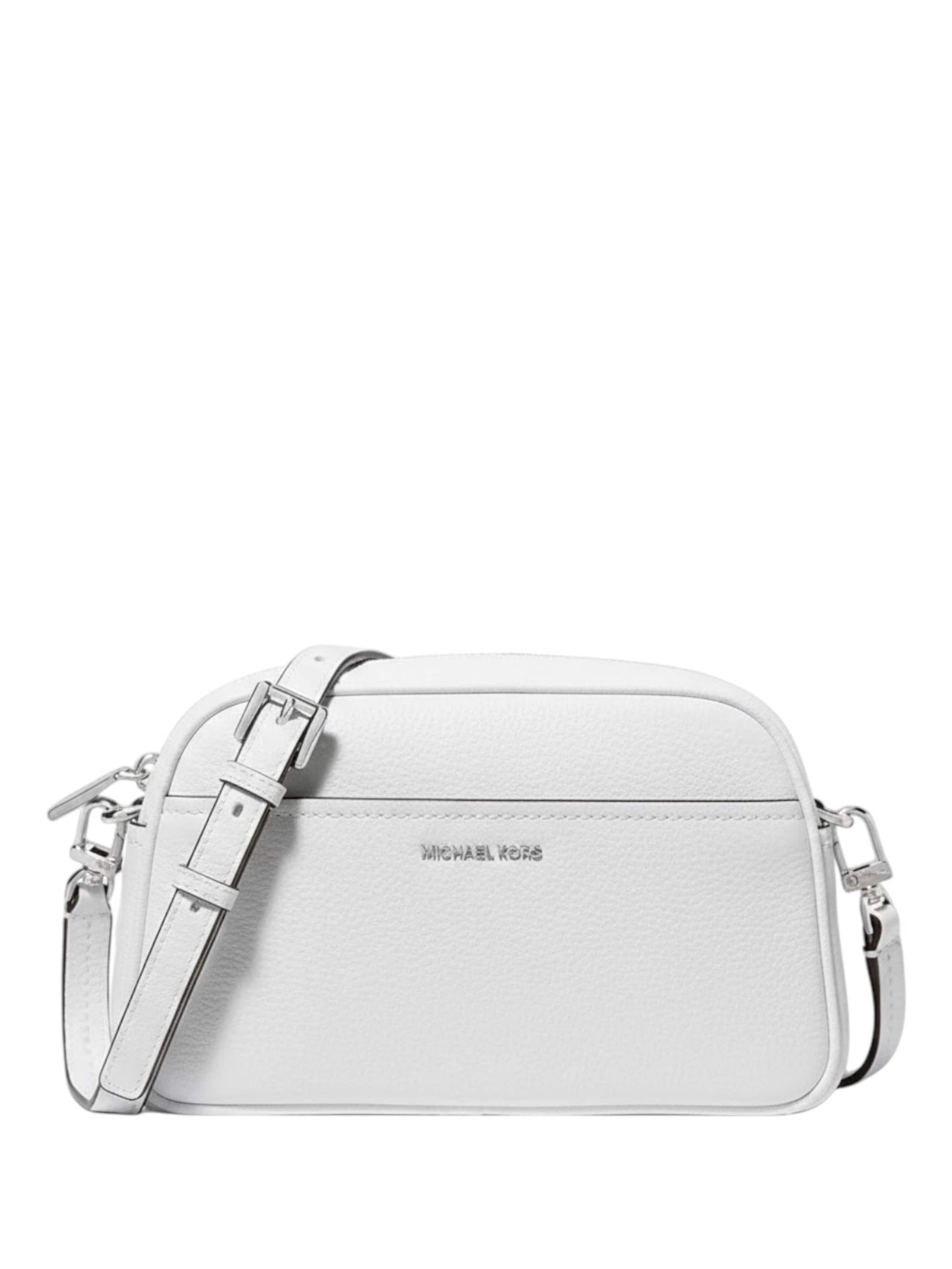 Borsa a tracolla di Michael Kors in bianco: frontale