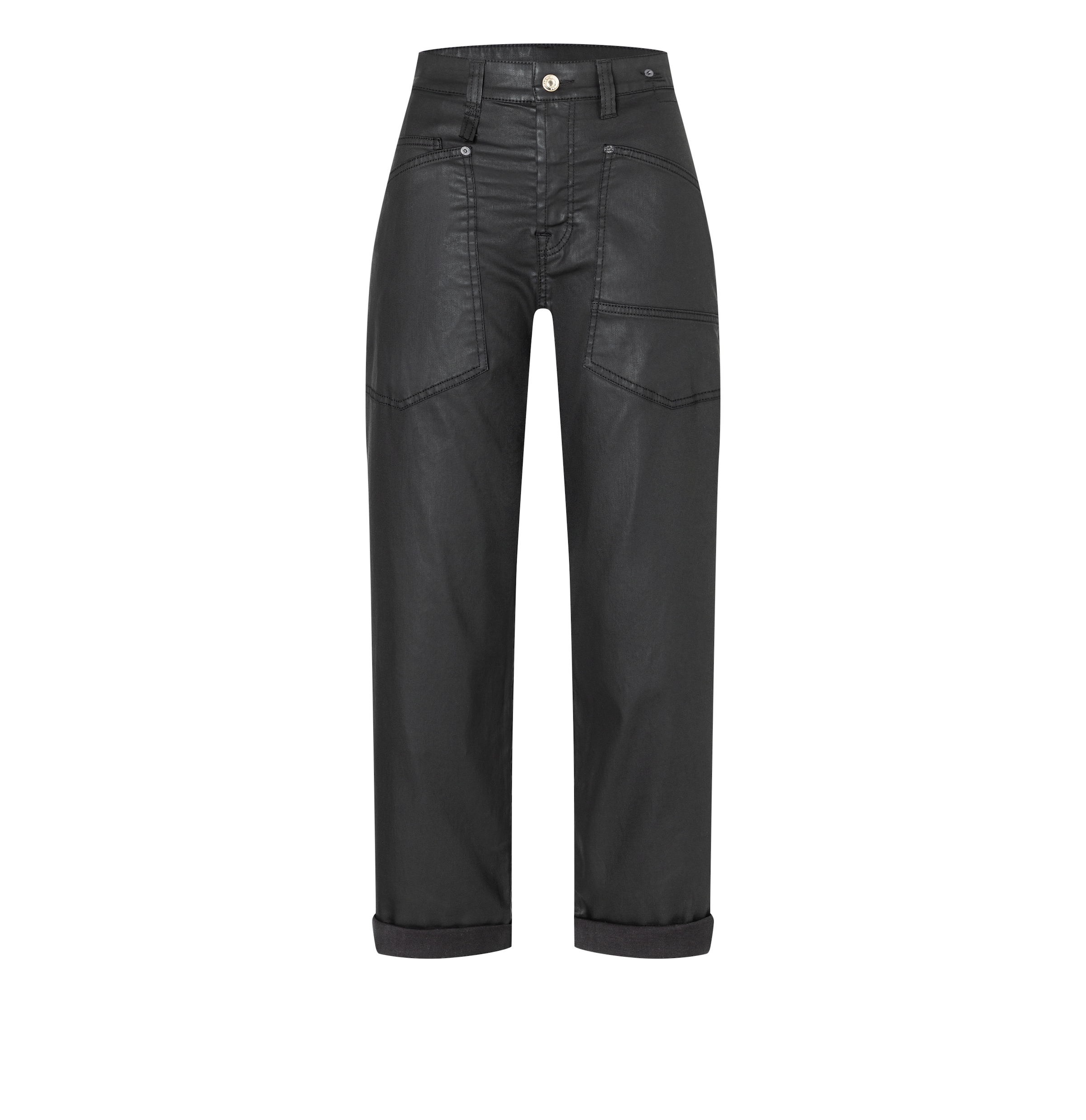 MAC Regular Pants in Black: front