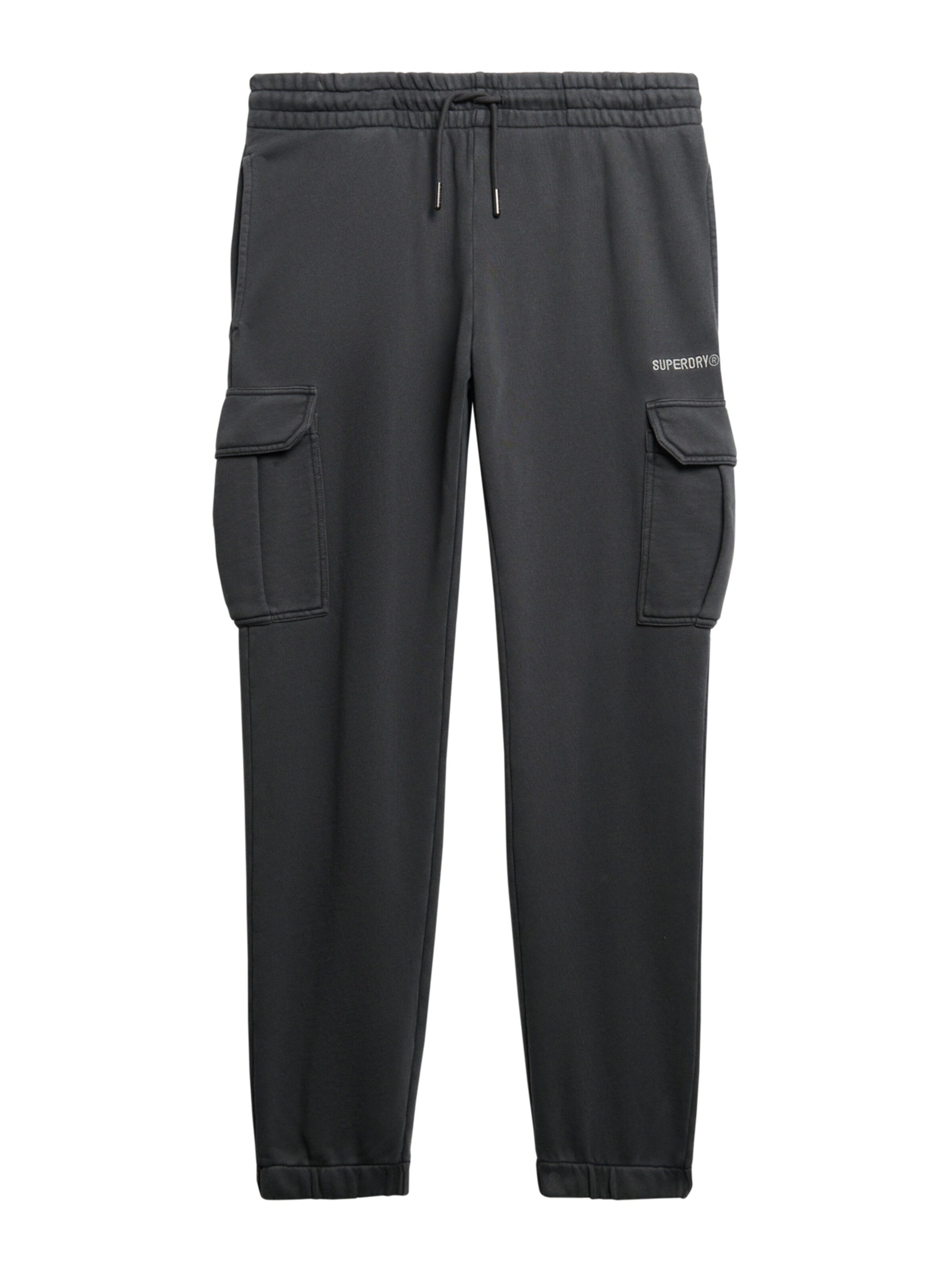 Superdry Tapered Παντελόνι cargo σε μαύρο: μπροστά