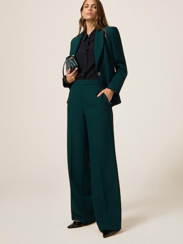 Flared Pantaloni di oltre in verde