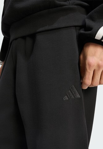 ADIDAS SPORTSWEAR Wide Leg Sporthose in Schwarz