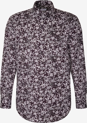 SEIDENSTICKER Regular fit Business shirt in Purple: front