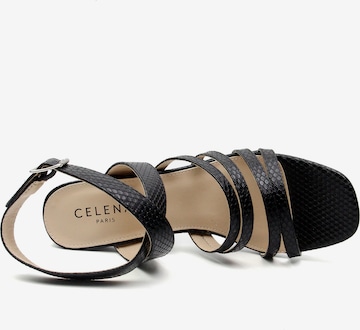 Celena Strap sandal 'Cattaleya' in Black