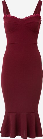 WAL G. Φόρεμα 'CARLA' σε κόκκινο: μπροστά