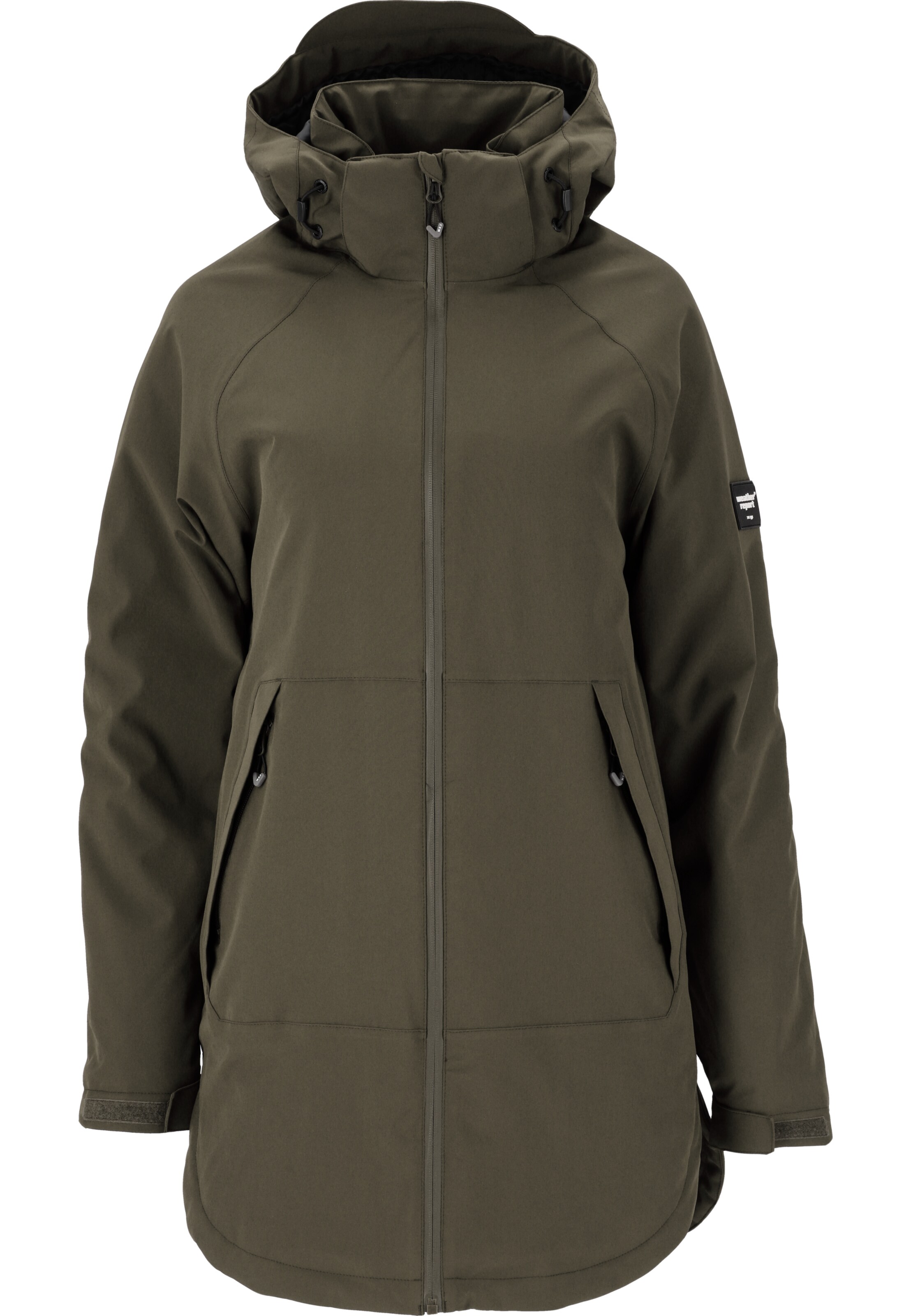 Weather Report Outdoor Jacket in Green: front