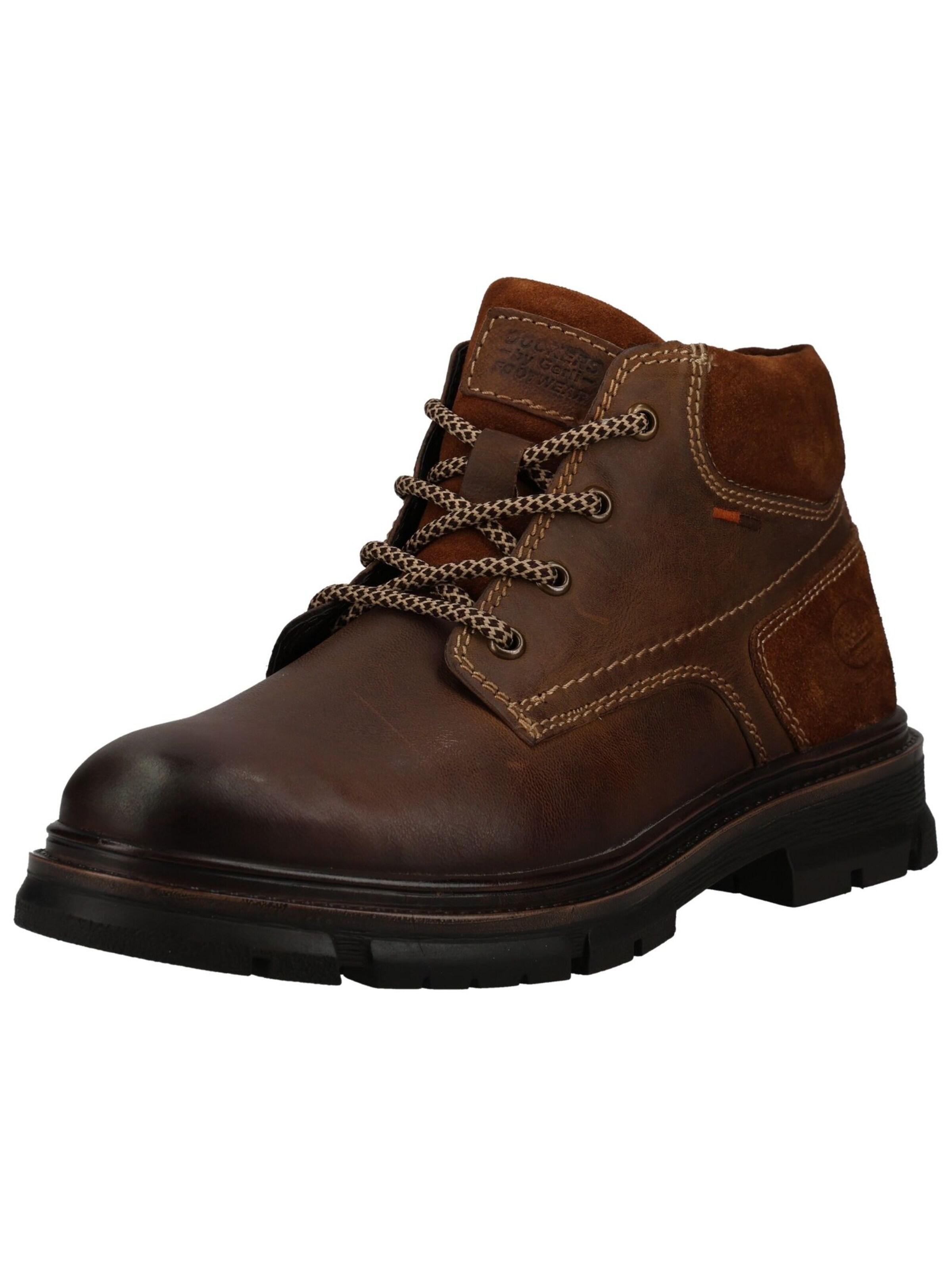 Stivale stringato di Dockers by Gerli in marrone: frontale