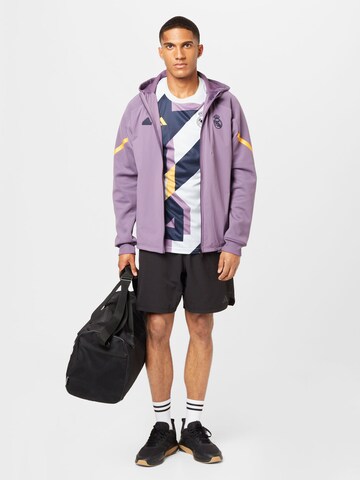 Veste de sport 'Real Madrid Designed For Gameday ' ADIDAS SPORTSWEAR en violet