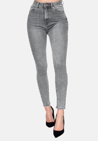 Elara Jeans in Grijs: voorkant