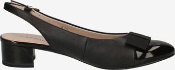 CAPRICE Slingpumps in Schwarz