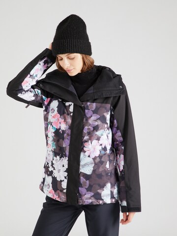 ROXY Athletic Jacket 'GALAXY' in Black: front