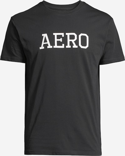 AÉROPOSTALE T-Shirt en noir / blanc, Vue avec produit