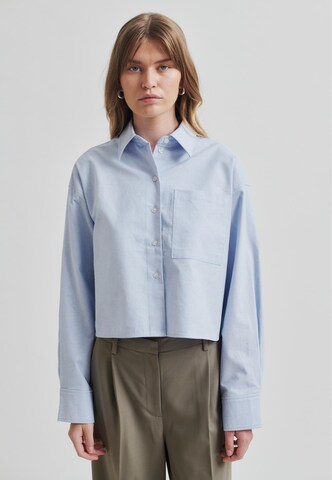 SECOND FEMALE Blouse 'Baulo' in Blue: front
