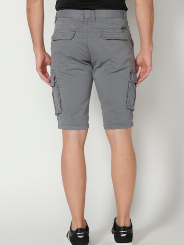 Regular Pantalon cargo KOROSHI en gris