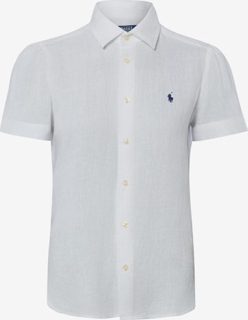 Chemisier Polo Ralph Lauren en blanc : devant